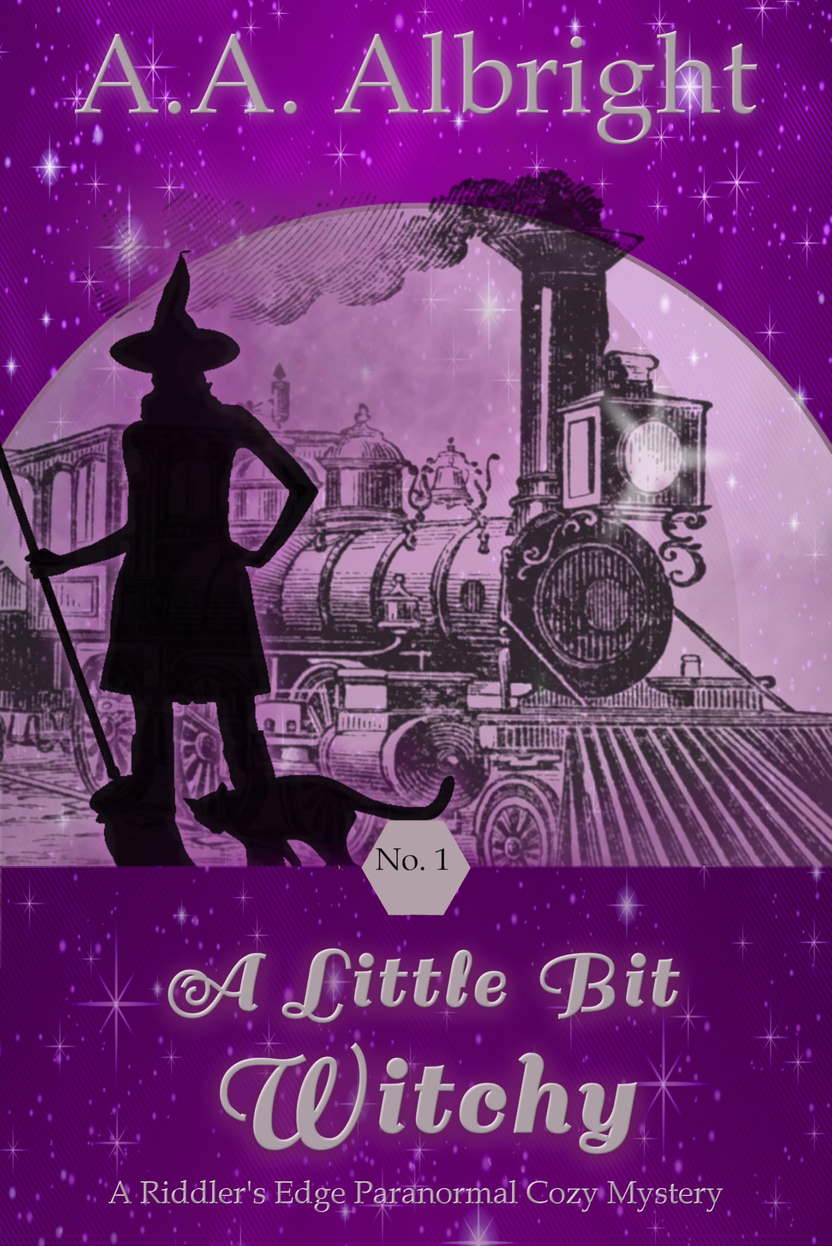 A Little Bit Witchy (A Riddler's Edge Cozy Mystery Book 1)